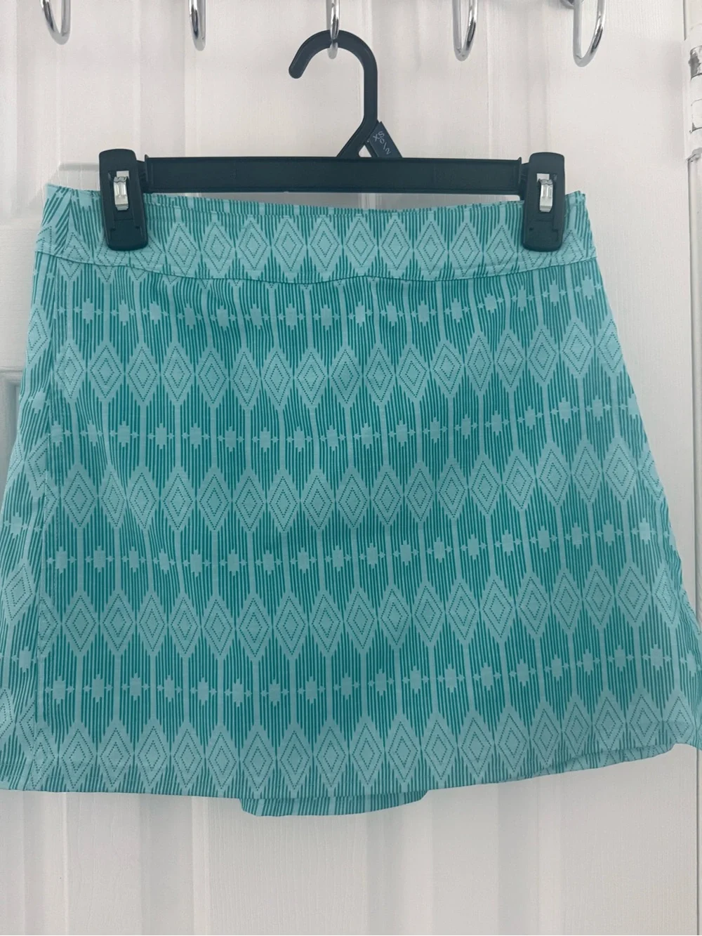 RipSkirt Hawaii Aqua Geometric Pattern Women's Skirt XS